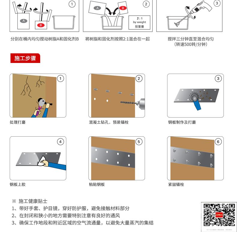 包钢河东粘钢加固施工过程